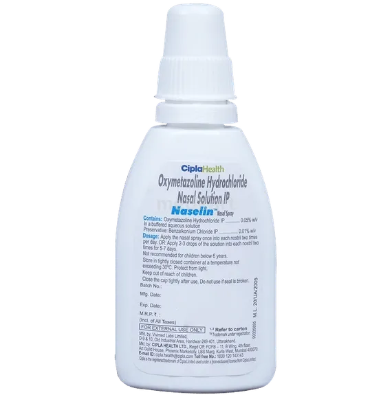 naselin nasal spray 10 ml